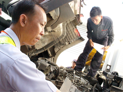 เทคนิคการซ่อมบำรุงรถบรรทุกขนาดใหญ่เบื้องต้น
